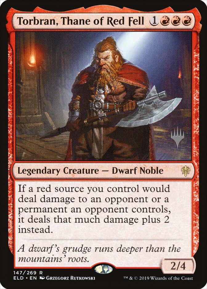 Torbran, Thane of Red Fell (Promo Pack) [Throne of Eldraine Promos] | Empire Gaming NC