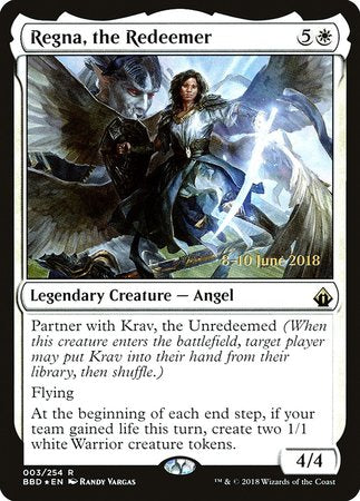 Regna, the Redeemer [Battlebond Promos] | Empire Gaming NC