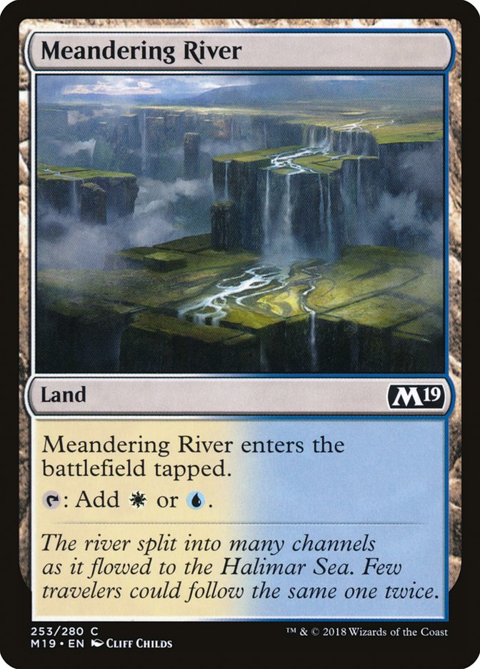 Meandering River [Core Set 2019] | Empire Gaming NC