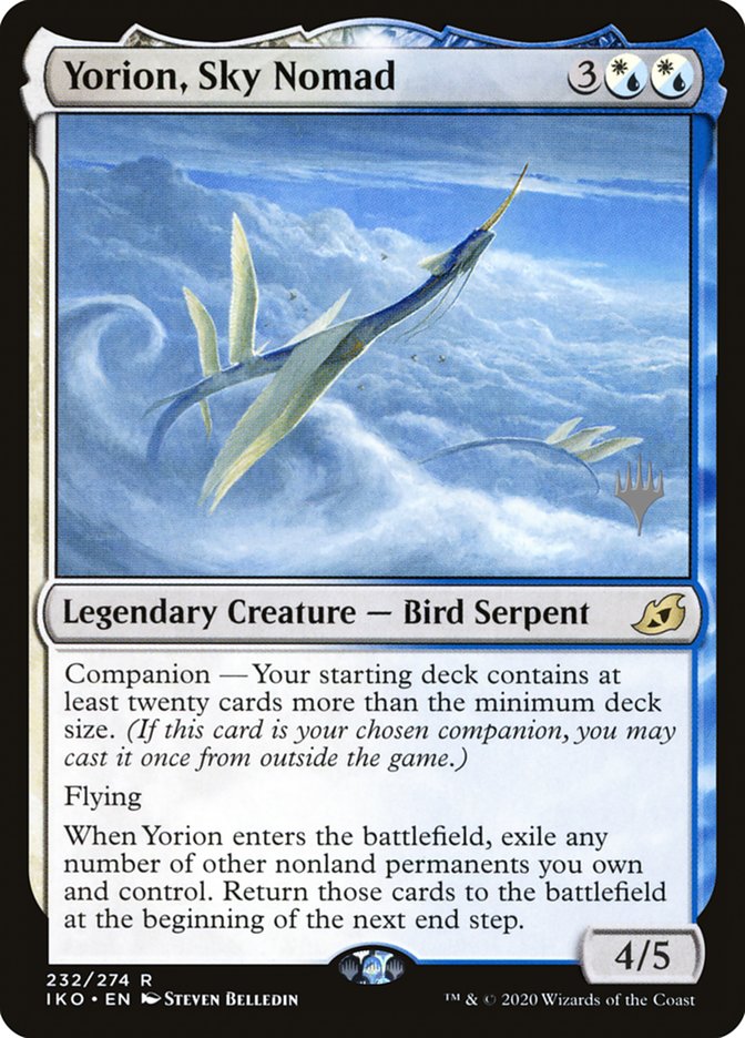 Yorion, Sky Nomad (Promo Pack) [Ikoria: Lair of Behemoths Promos] | Empire Gaming NC