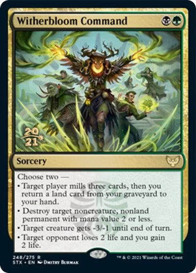 Witherbloom Command [Strixhaven: School of Mages Prerelease Promos] | Empire Gaming NC