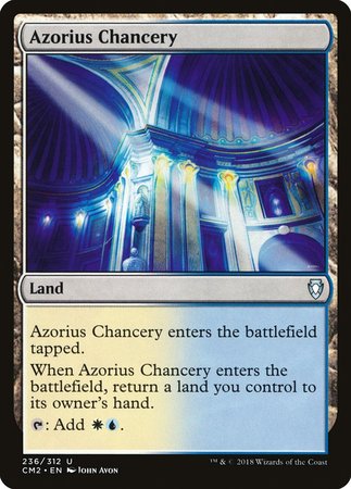 Azorius Chancery [Commander Anthology Volume II] | Empire Gaming NC