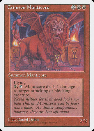 Crimson Manticore [Fourth Edition] | Empire Gaming NC