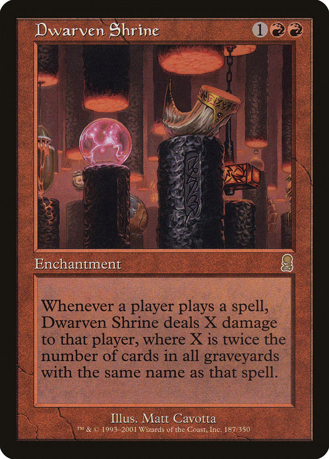 Dwarven Shrine [Odyssey] | Empire Gaming NC