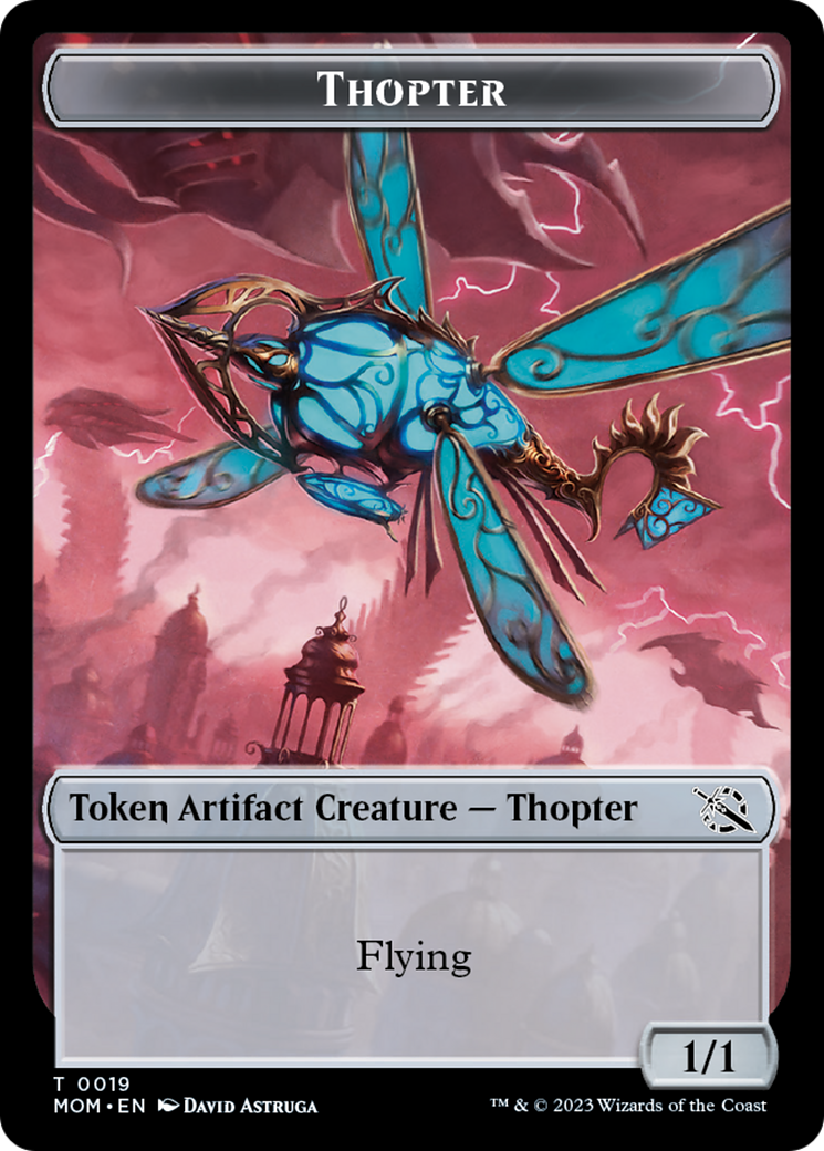 Thopter // Beast Double-Sided Token [March of the Machine Commander Tokens] | Empire Gaming NC