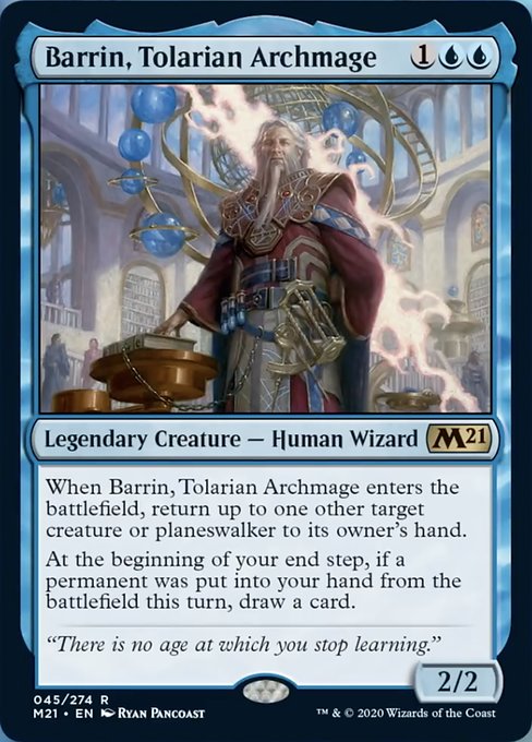 Barrin, Tolarian Archmage [Core Set 2021] | Empire Gaming NC