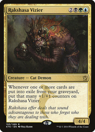 Rakshasa Vizier [Khans of Tarkir] | Empire Gaming NC