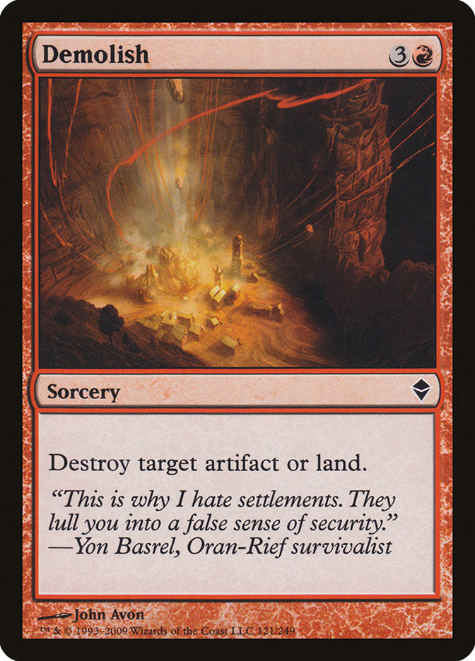 Demolish [Zendikar] | Empire Gaming NC