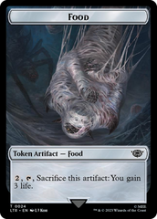 Smaug // Food (0024) Double-Sided Token (Surge Foil) [The Lord of the Rings: Tales of Middle-Earth Tokens] | Empire Gaming NC