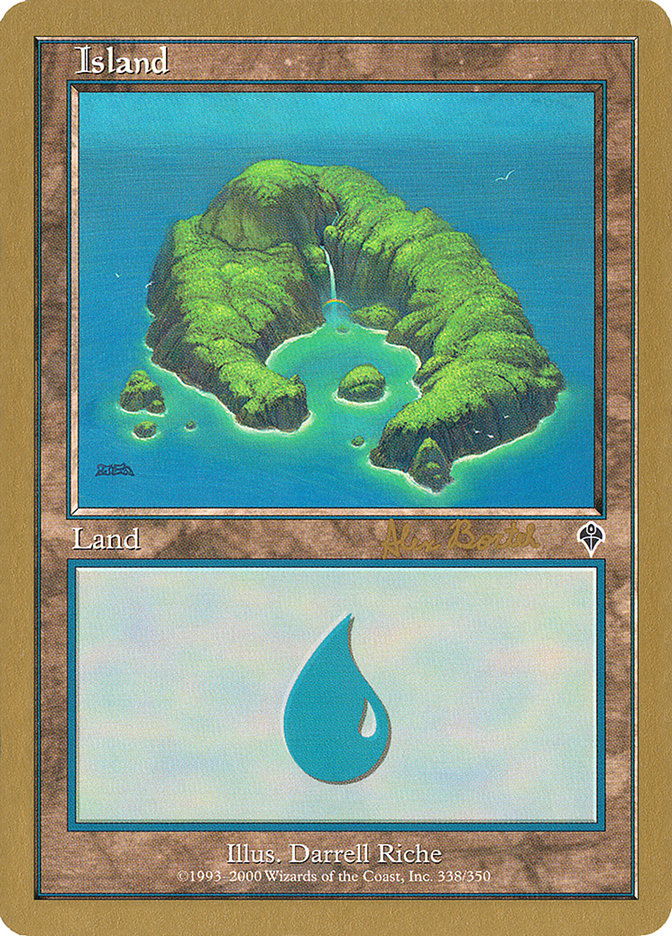 Island (ab338) (Alex Borteh) [World Championship Decks 2001] | Empire Gaming NC