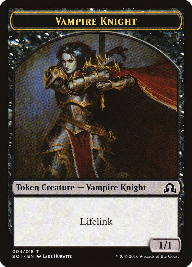 Vampire Knight [Shadows over Innistrad Tokens] | Empire Gaming NC