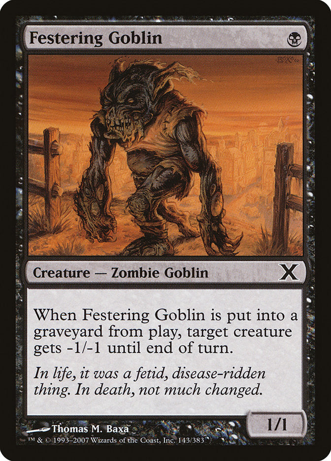 Festering Goblin [Tenth Edition] | Empire Gaming NC