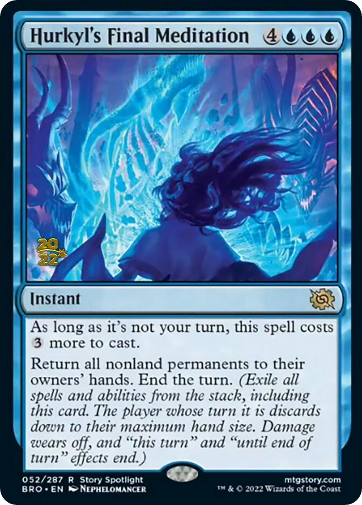 Hurkyl's Final Meditation [The Brothers' War: Prerelease Promos] | Empire Gaming NC