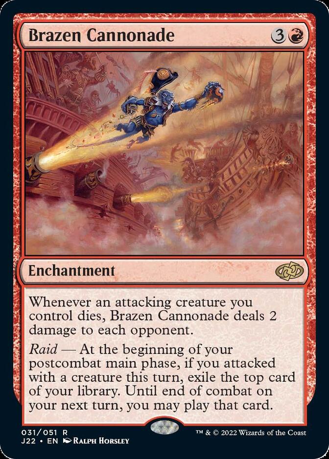 Brazen Cannonade [Jumpstart 2022] | Empire Gaming NC