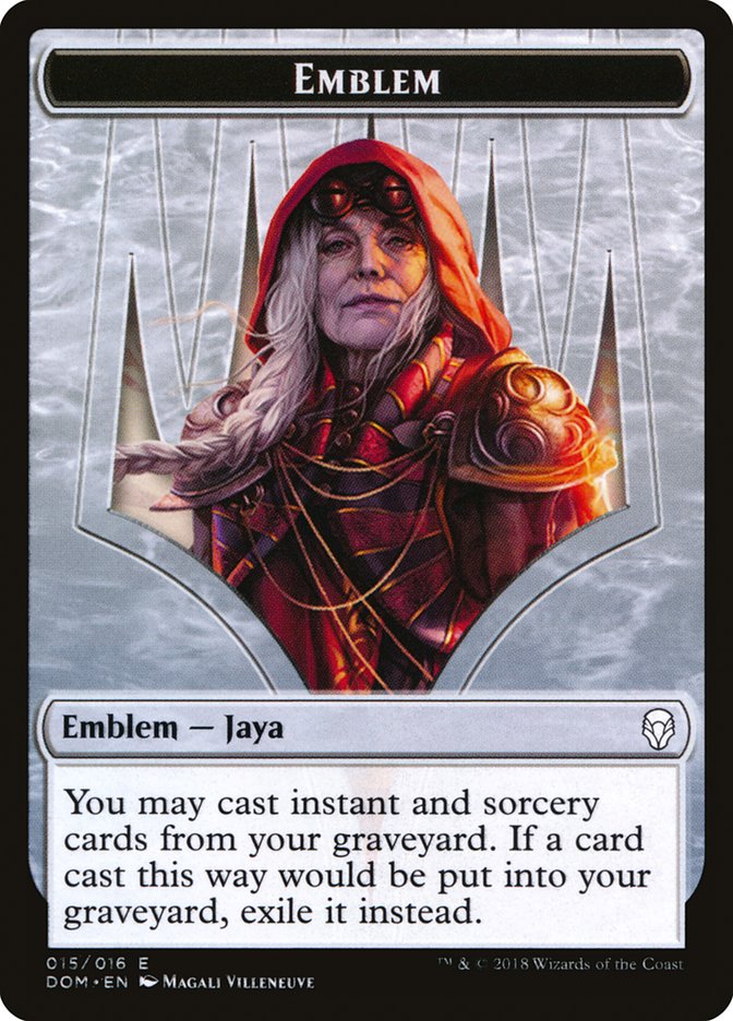 Emblem - Jaya Ballard [Dominaria Tokens] | Empire Gaming NC