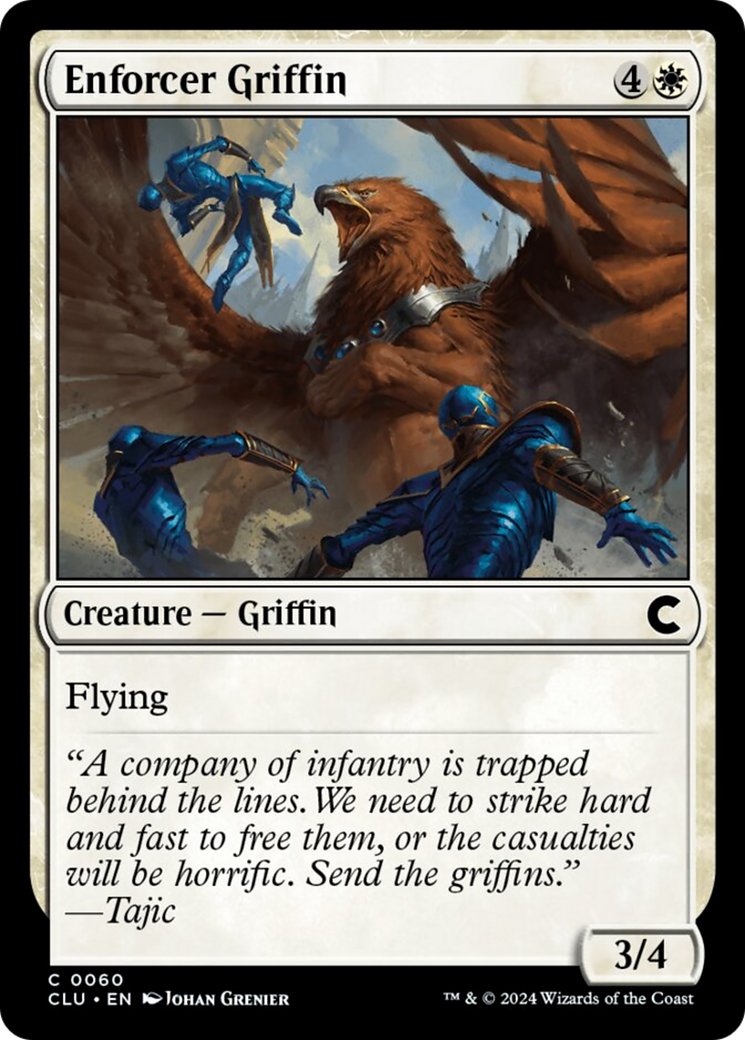 Enforcer Griffin [Ravnica: Clue Edition] | Empire Gaming NC