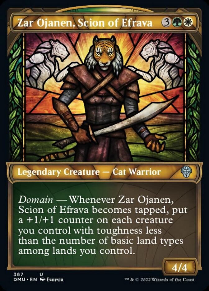 Zar Ojanen, Scion of Efrava (Showcase Textured) [Dominaria United] | Empire Gaming NC