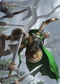 Maja, Bretagard Protector Art Card [Kaldheim: Art Series] | Empire Gaming NC
