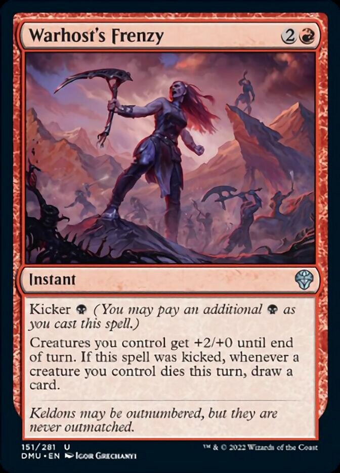 Warhost's Frenzy [Dominaria United] | Empire Gaming NC