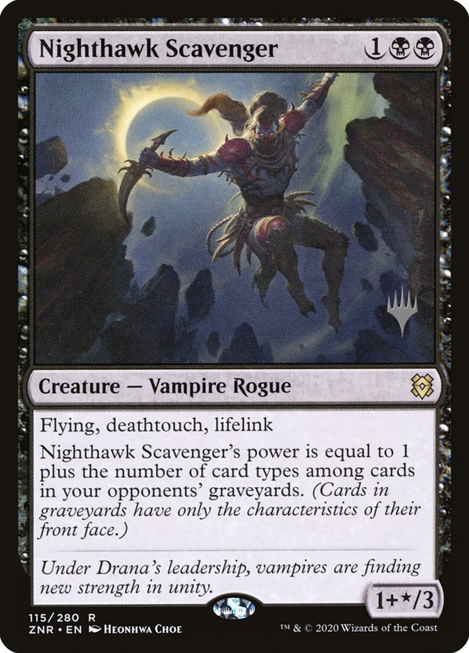 Nighthawk Scavenger (Promo Pack) [Zendikar Rising Promos] | Empire Gaming NC