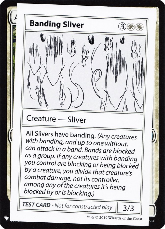 Banding Sliver [Mystery Booster Playtest Cards] | Empire Gaming NC