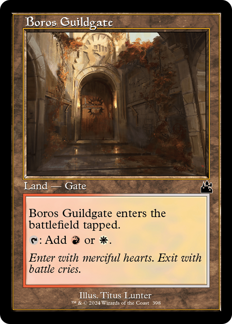 Boros Guildgate (Retro Frame) [Ravnica Remastered] | Empire Gaming NC