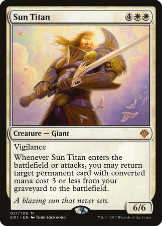 Sun Titan [Archenemy: Nicol Bolas] | Empire Gaming NC