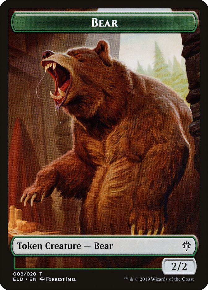 Bear [Throne of Eldraine Tokens] | Empire Gaming NC