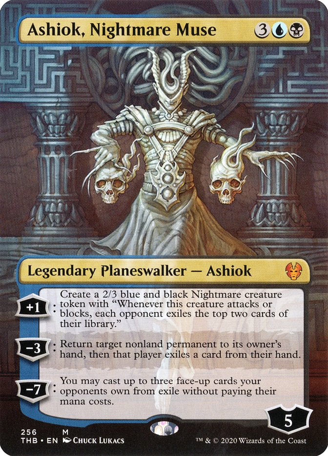 Ashiok, Nightmare Muse (Borderless) [Theros Beyond Death] | Empire Gaming NC