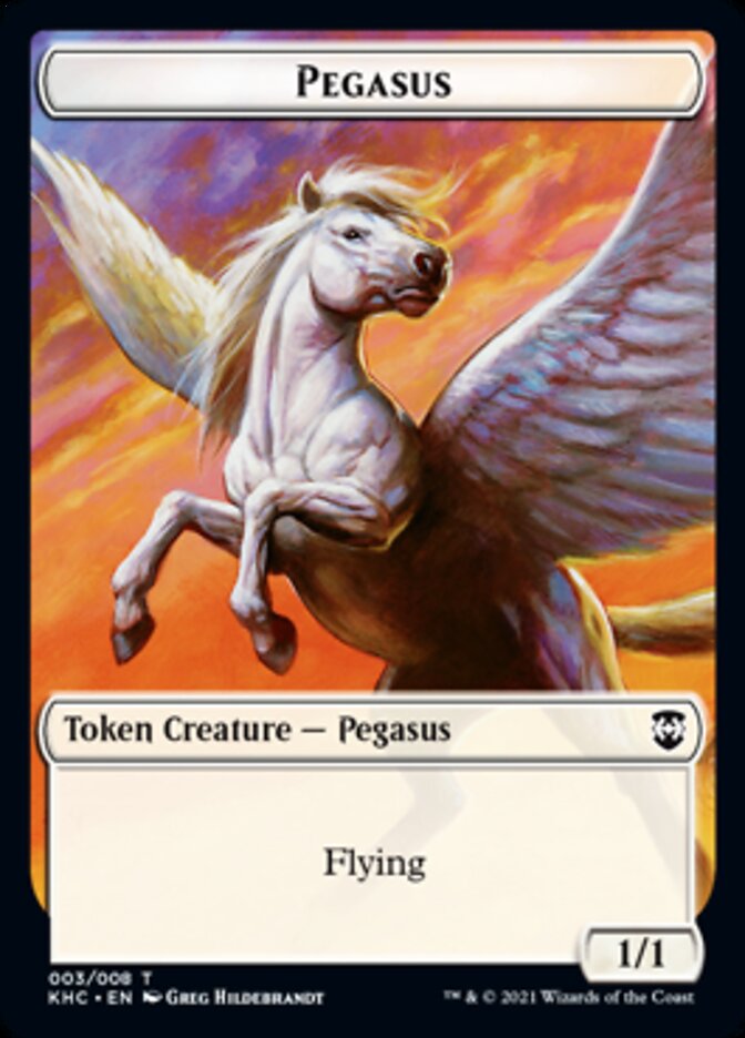 Pegasus [Kaldheim Commander Tokens] | Empire Gaming NC