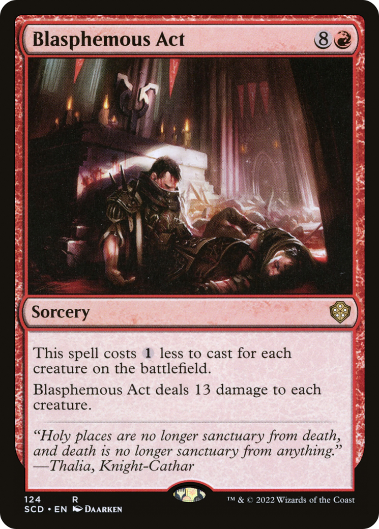Blasphemous Act [Starter Commander Decks] | Empire Gaming NC