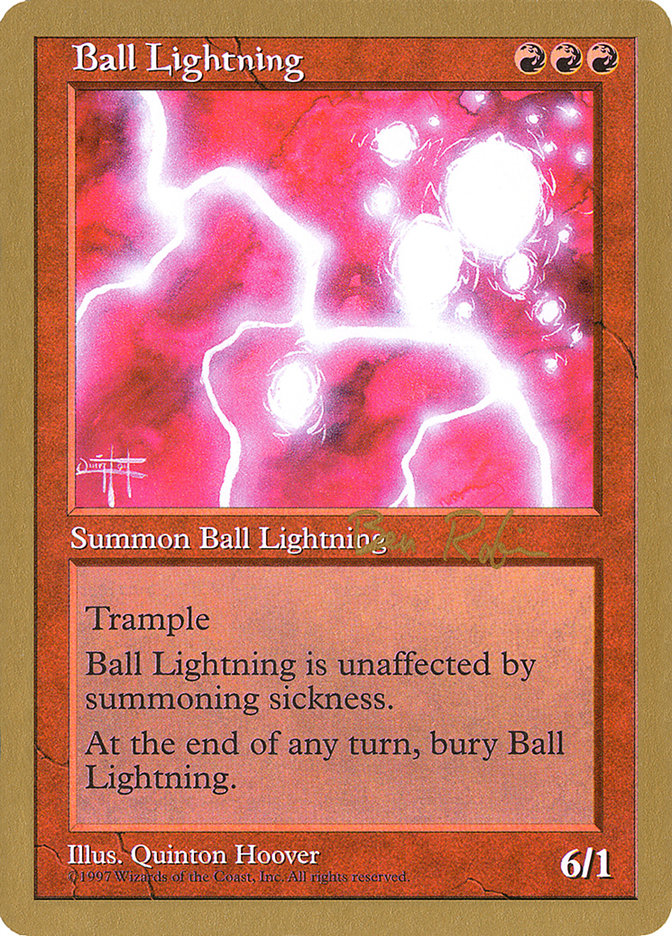 Ball Lightning (Ben Rubin) [World Championship Decks 1998] | Empire Gaming NC