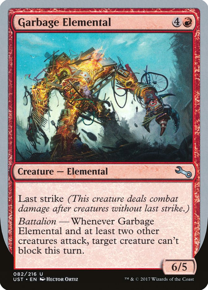 Garbage Elemental (6/5 Creature) [Unstable] | Empire Gaming NC