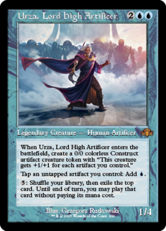 Urza, Lord High Artificer (Retro) [Dominaria Remastered] | Empire Gaming NC