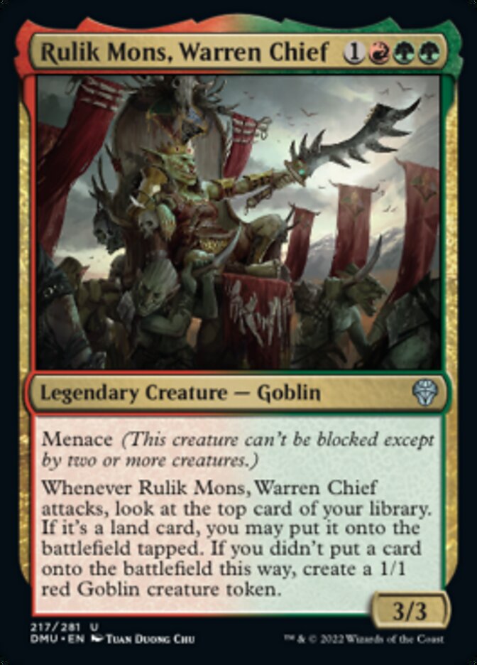 Rulik Mons, Warren Chief [Dominaria United] | Empire Gaming NC