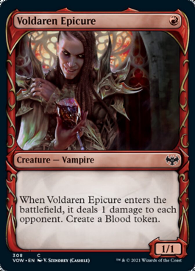 Voldaren Epicure (Showcase Fang Frame) [Innistrad: Crimson Vow] | Empire Gaming NC