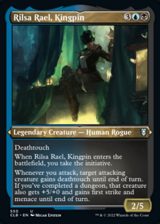 Rilsa Rael, Kingpin (Foil Etched) [Commander Legends: Battle for Baldur's Gate] | Empire Gaming NC