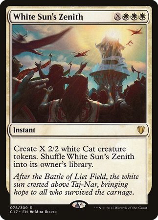 White Sun's Zenith [Commander 2017] | Empire Gaming NC