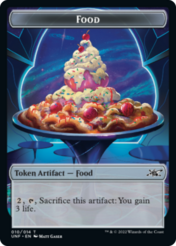 Cat // Food (10) Double-sided Token [Unfinity Tokens] | Empire Gaming NC