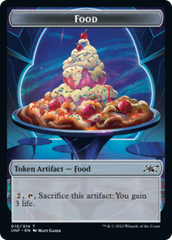 Teddy Bear // Food (010) Double-sided Token [Unfinity Tokens] | Empire Gaming NC