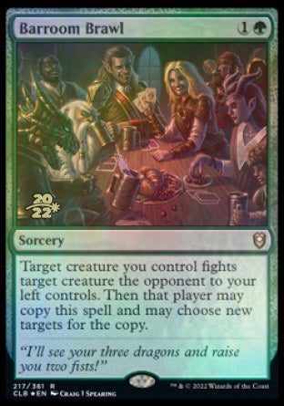 Barroom Brawl [Commander Legends: Battle for Baldur's Gate Prerelease Promos] | Empire Gaming NC