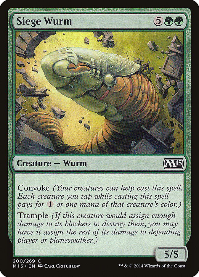 Siege Wurm [Magic 2015] | Empire Gaming NC