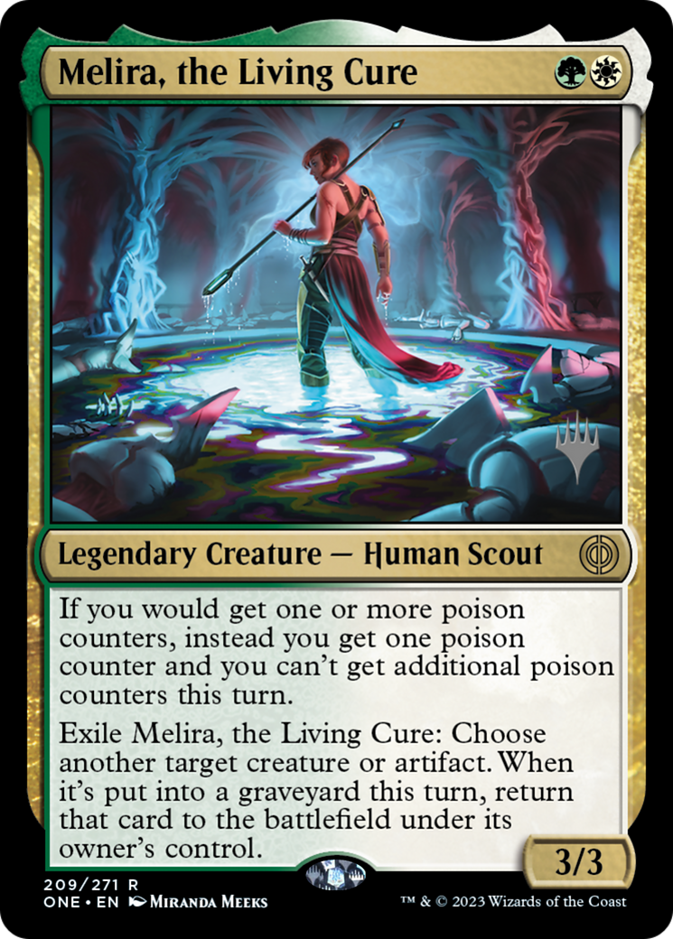 Melira, the Living Cure (Promo Pack) [Phyrexia: All Will Be One Promos] | Empire Gaming NC