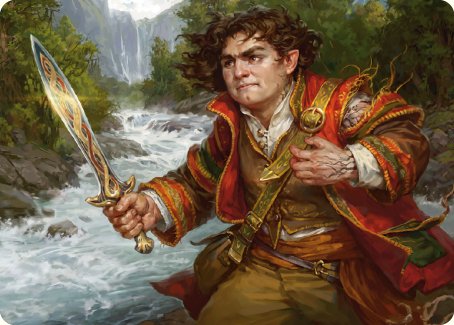 Frodo Baggins Art Card (16/81) [The Lord of the Rings: Tales of Middle-earth Art Series] | Empire Gaming NC