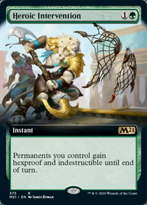 Heroic Intervention (Extended Art) [Core Set 2021] | Empire Gaming NC