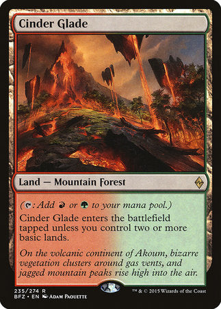 Cinder Glade [Battle for Zendikar] | Empire Gaming NC