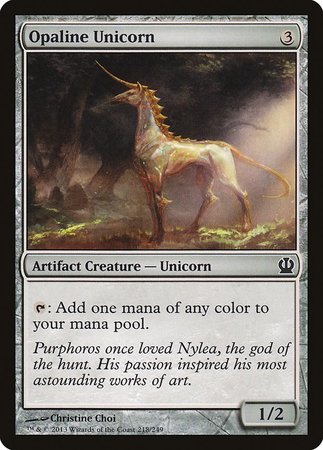 Opaline Unicorn [Theros] | Empire Gaming NC