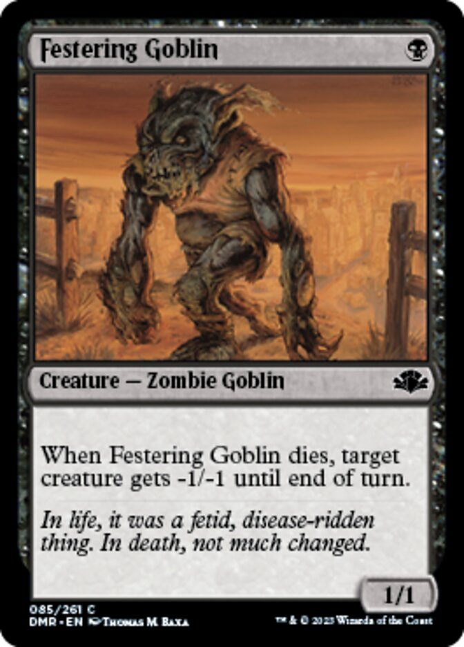 Festering Goblin [Dominaria Remastered] | Empire Gaming NC