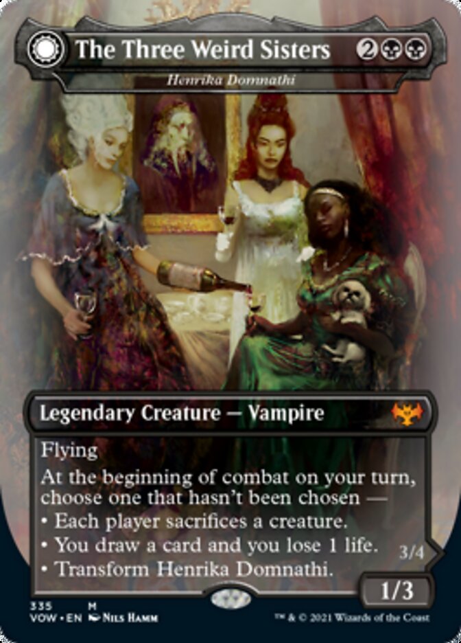 Henrika Domnathi // Henrika, Infernal Seer - The Three Weird Sisters // Fiends of Darkest Night [Innistrad: Crimson Vow] | Empire Gaming NC