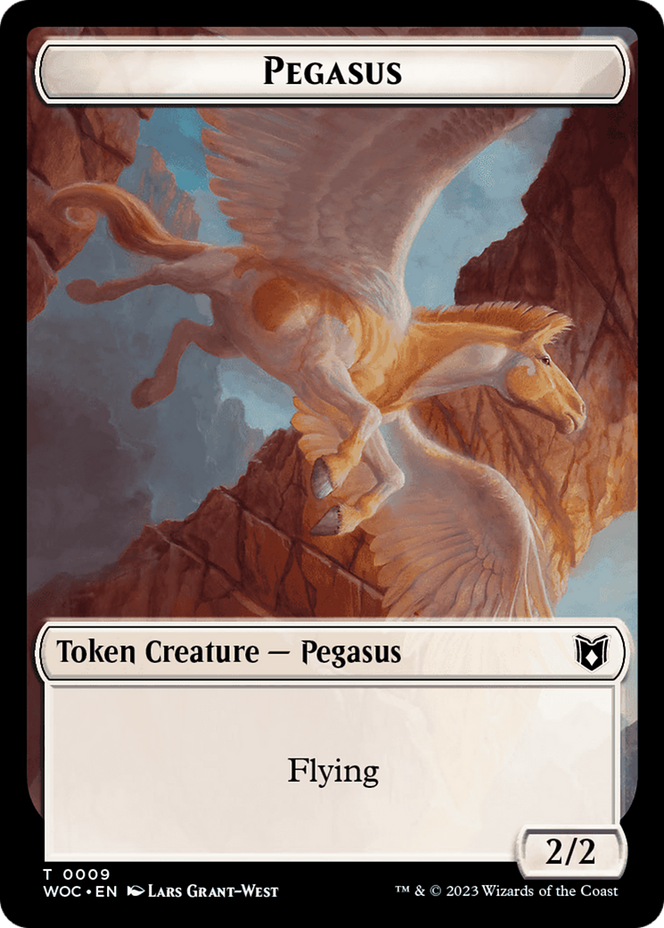 Pirate // Pegasus Double-Sided Token [Wilds of Eldraine Commander Tokens] | Empire Gaming NC